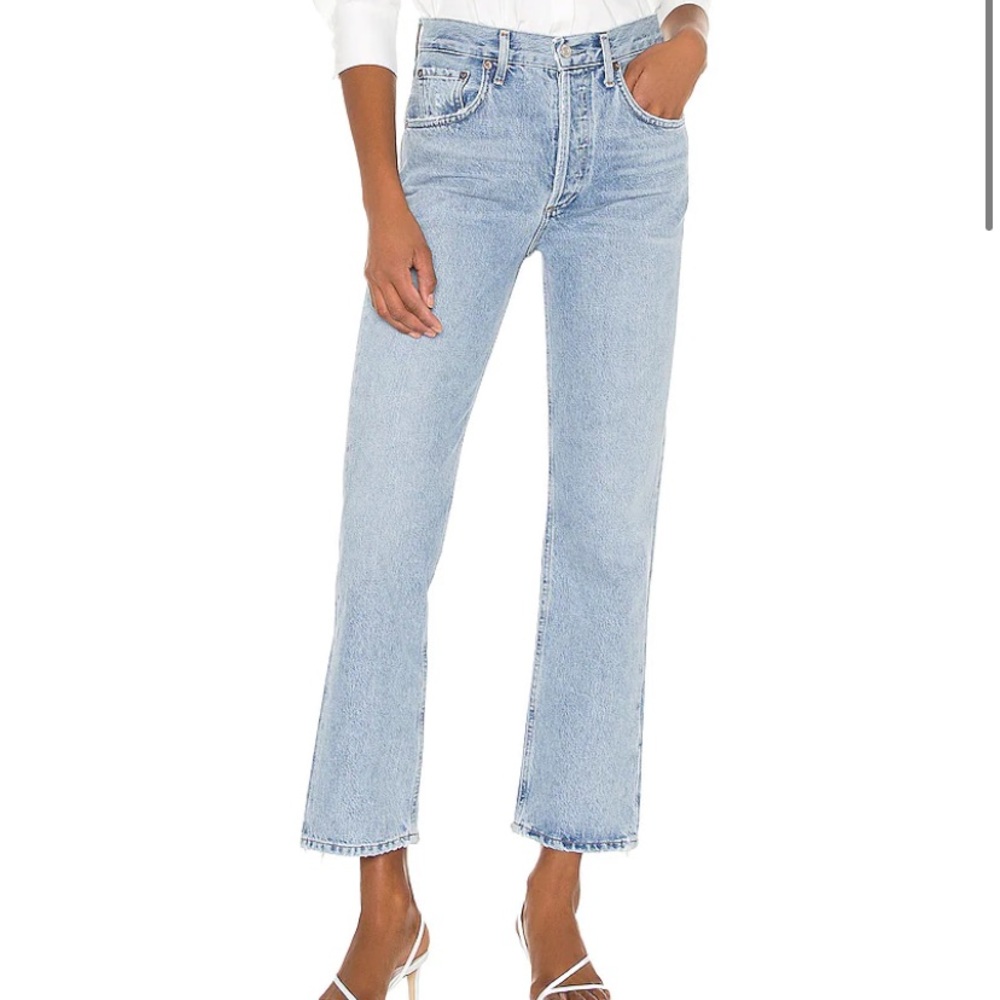 AGOLDE Ripley Straight in Riptide Jeans